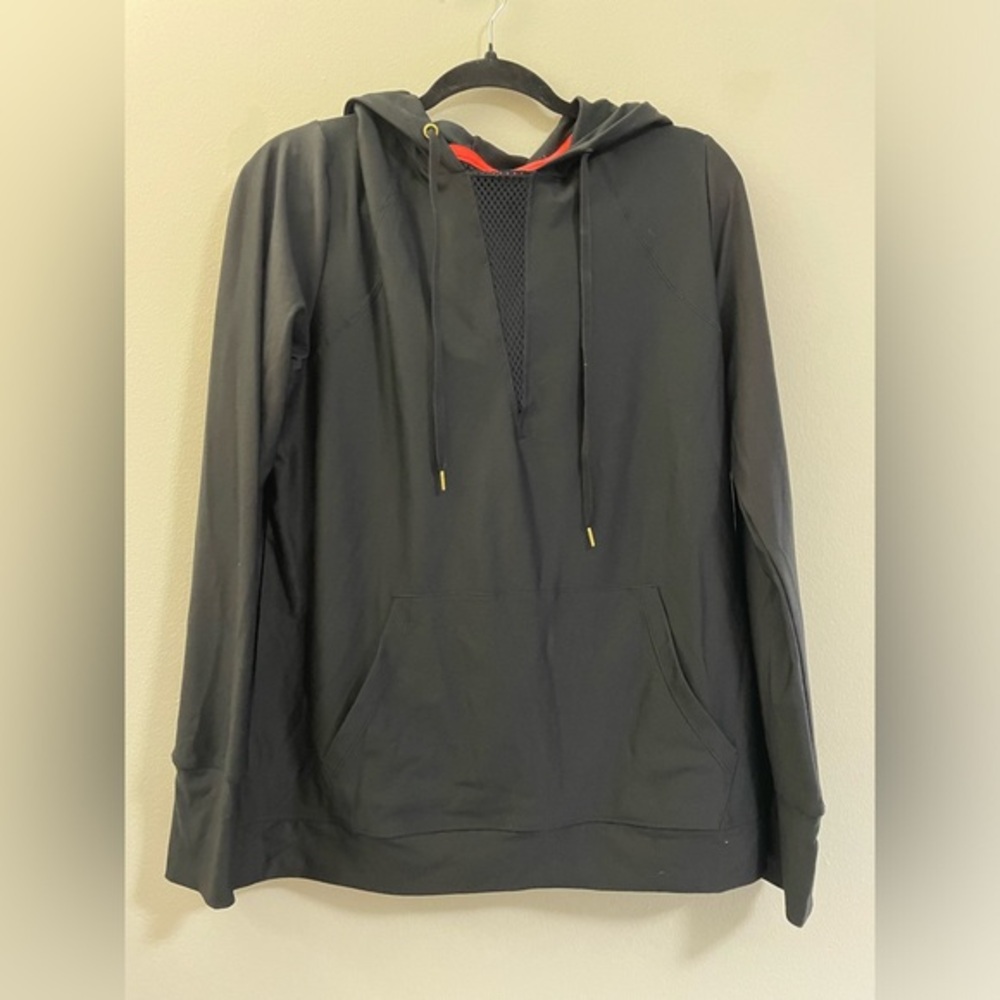 NWT‎ C&C California Mesh Activewear Hoodie in Black - XL